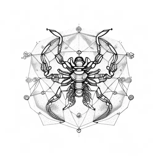 Scorpio Constellation Formed By Interconnected Circuit Boards