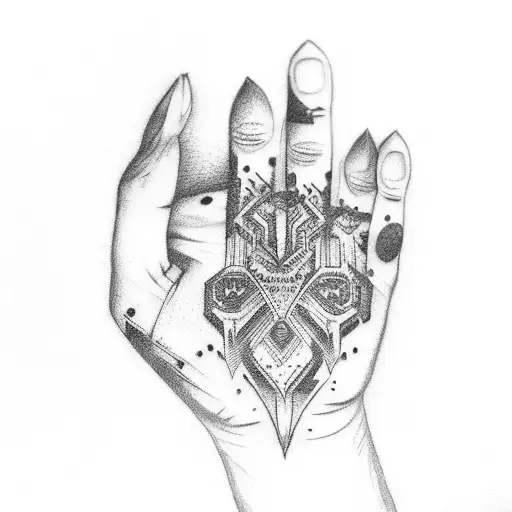 Edgy Dark Grunge Hand