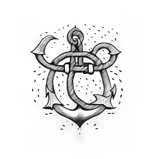 Feather Supporting The Weight Of An Anchor