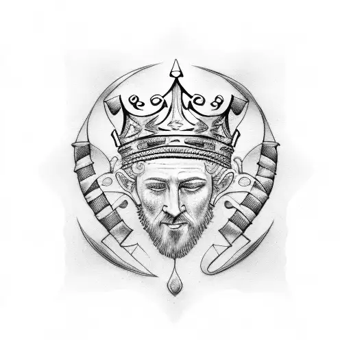 Celtic King And Queen Crowns