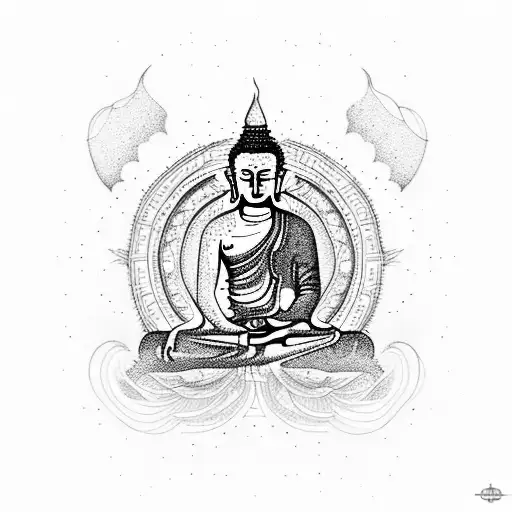 Buddha Geometric Psychedelic