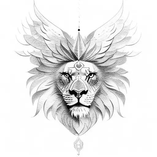 Eagle With Lion Face