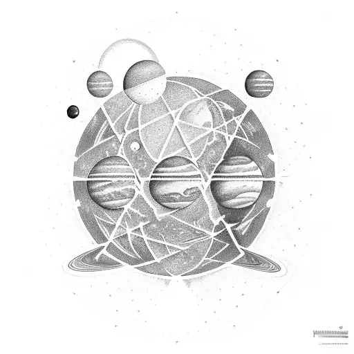 Planet Alignment For December 14Th 2005 In Color