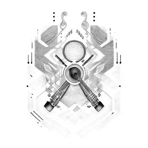 An Abstract Representation Of The Connection Between Music And Mental Health