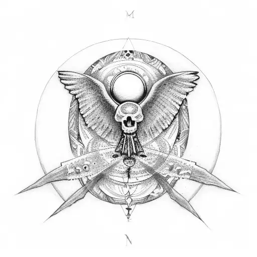 My Last Name Rivera With A Rosary And A Moon