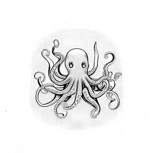 Octopus Hugging A Tardis