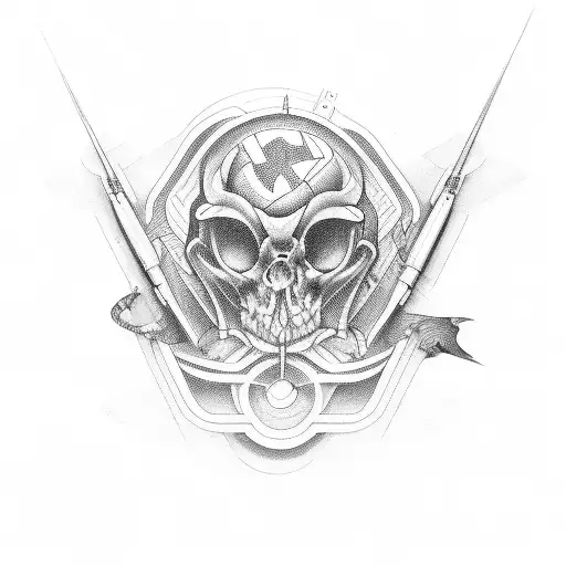 Fine Line Tattoo With The Letters Tfvp All Merged