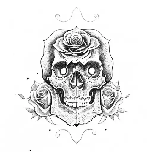 Skull And Roses