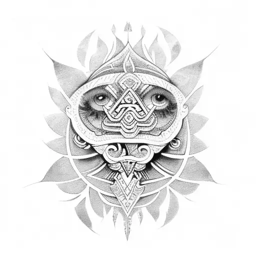 Maori With Hindu Touch