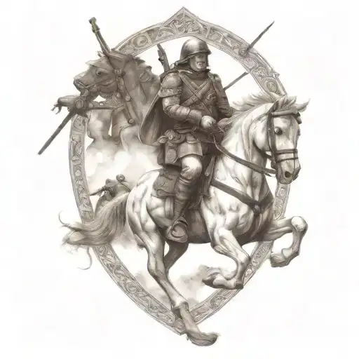 Mutilated Soldiers Dying On Battle Scene