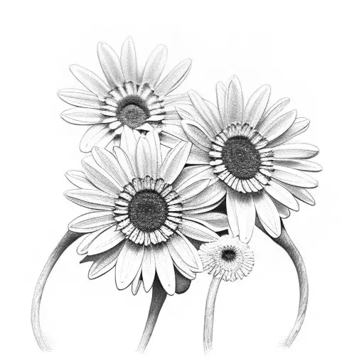 Daisy Violet Chrysanthemum Narcissus