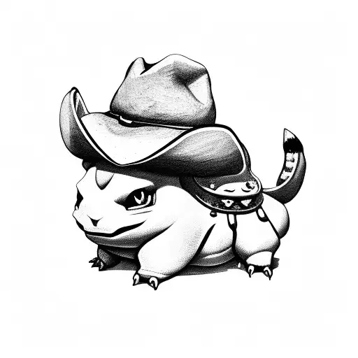 Bulbasaur With Cowboy Hat
