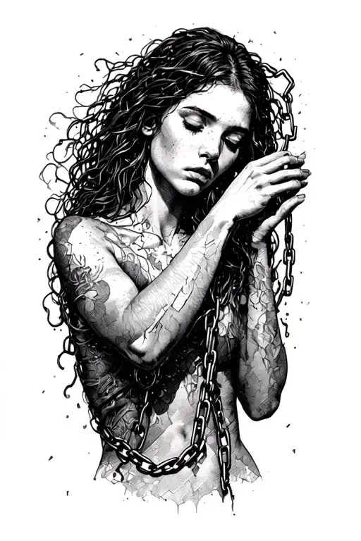 Domestic And Sexual Assult Survivor Breaking Chains