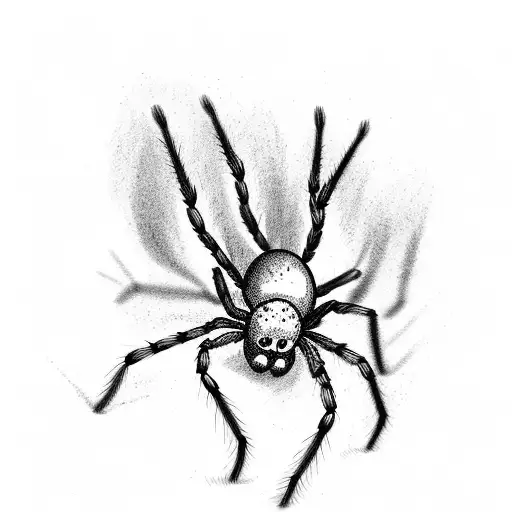 Spider Crawling Down The Words Welcome To My Parlor