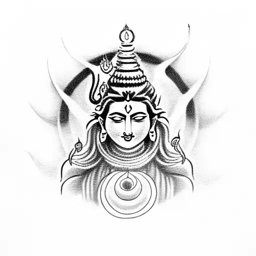 Tatoo For Daughter With Lord Shiva Blessings