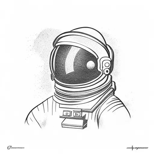 Astronaut Golfing In Space