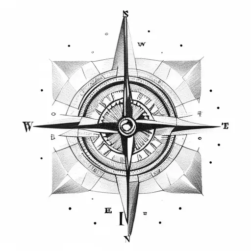 Scout Inside A Compass