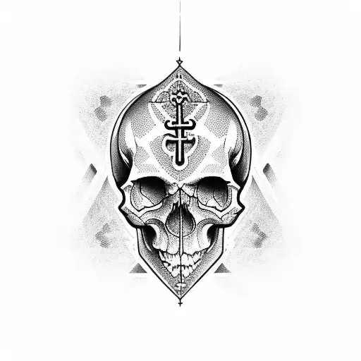Skull Catholic Geometry
