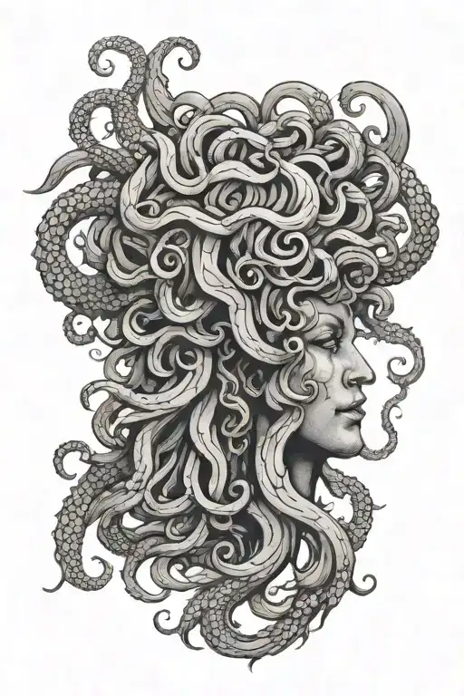 The Head Of Medusa Gorgon