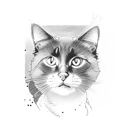 Black Cat Pushing A Vase Off Of A Table