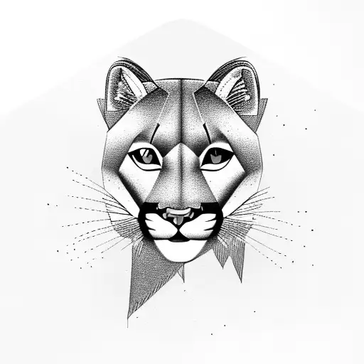 A Fierce Mountain Lion Overlooking A Hiking Trail