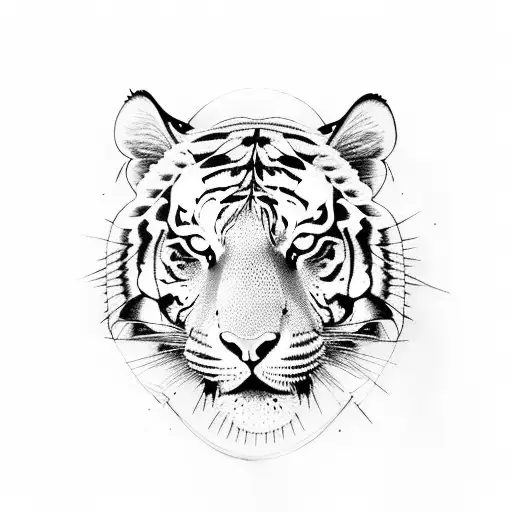 Tiger With Three Heads