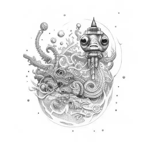 Arm Sleeve From Deep Sea To Outer Space