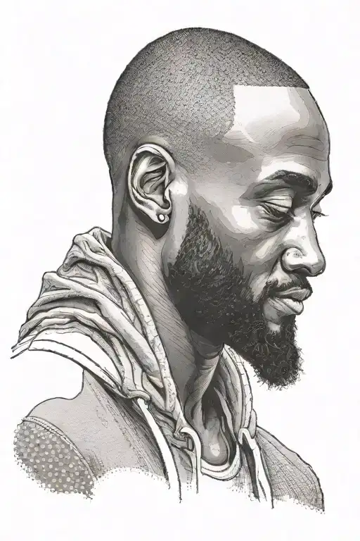 Create A Minimalist Portrait Of Virgil Abloh Using Dotwork Technique