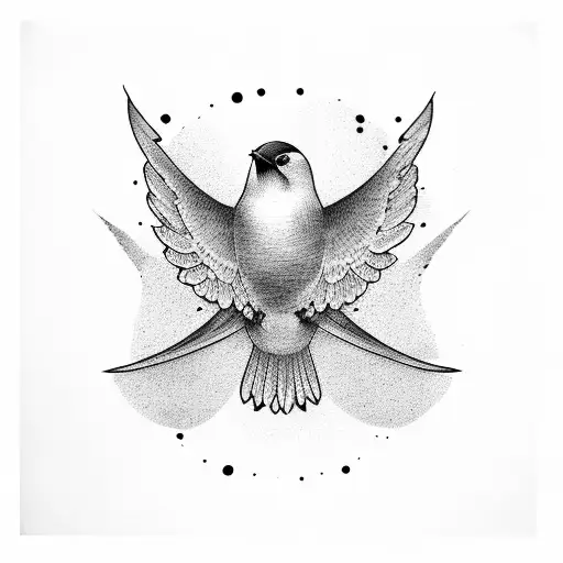 Flying Birds Upword In A Incorrect Line