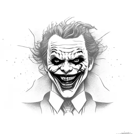 Scary Joker Heath Ledger