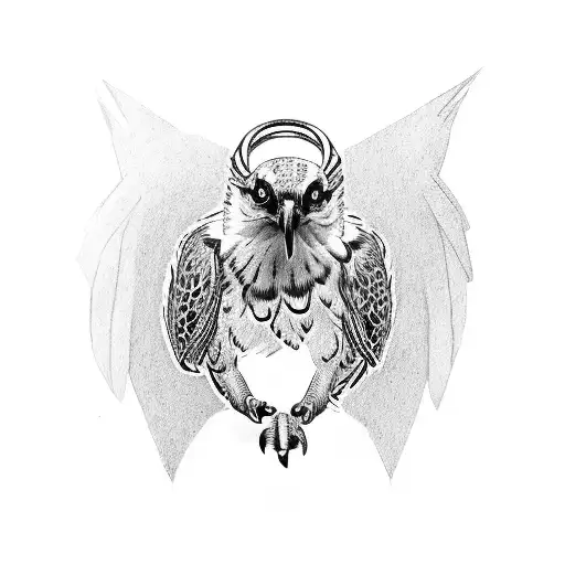 Hawk With A Ring On Its Paw Written 1910