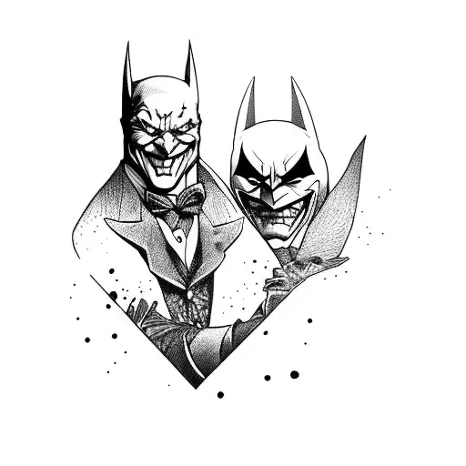 Joker And Batman Shaking Hands