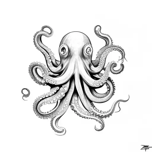 Octopus With S In The Tenticals