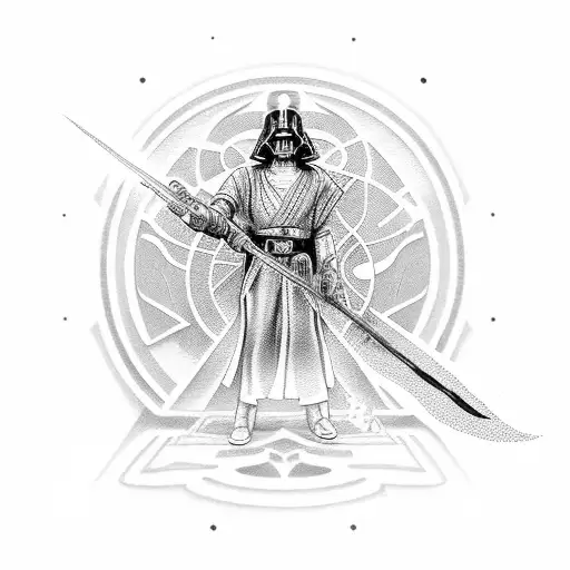 Jedi Order Insignia With Floral Accents