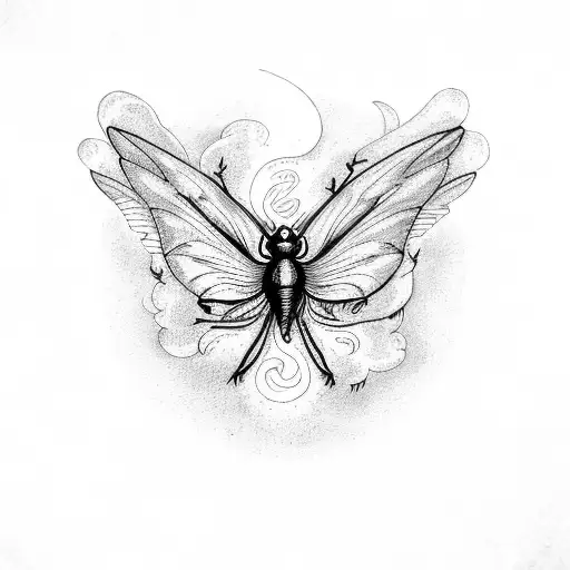 Bray Wyatt Fire Fly Logo