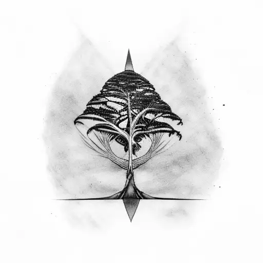 Bunya Tree With Boomerang