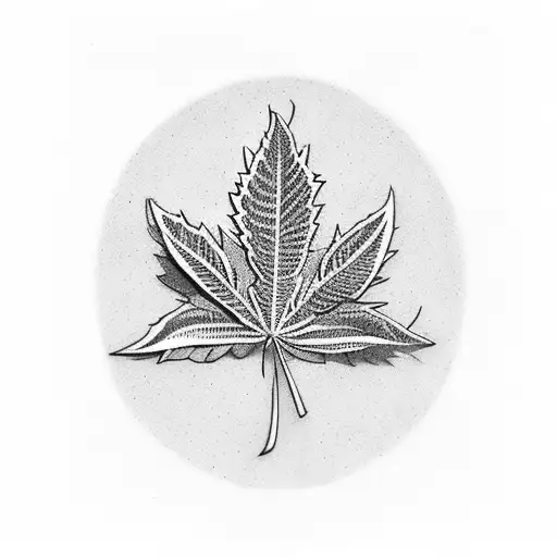 Disguised Weed Leaf