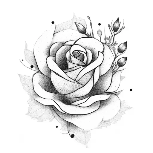 Male Floral Sleeve With May September December Birth Flowers