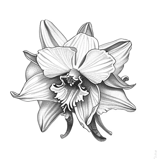 Daffodil Lilllie Flower Orchid Flower Bouquet