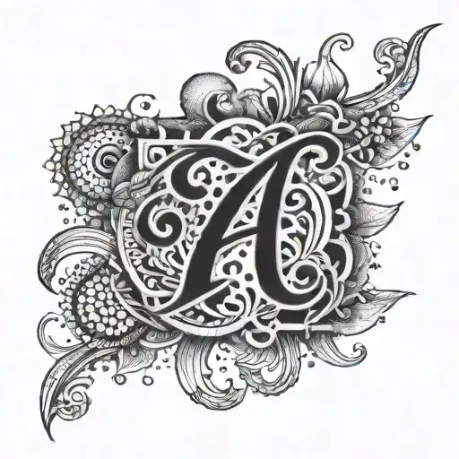 Tattoo Idea Letter E For Wife