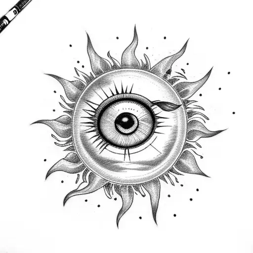 Sun With Eyeball