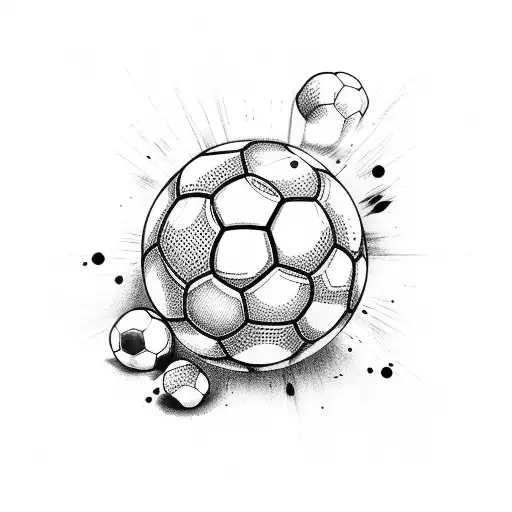 Choco And Vanille Playing With A Soccer Ball