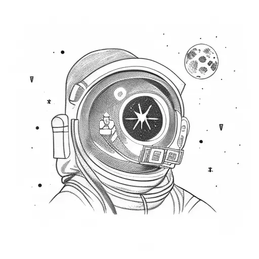 Astronaut And The Word Stay In Binary