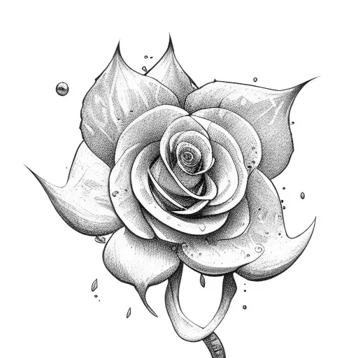 A Warrior Watering Some Flowers And Plants