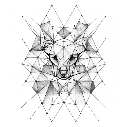 Virgo Constellation Low Poly