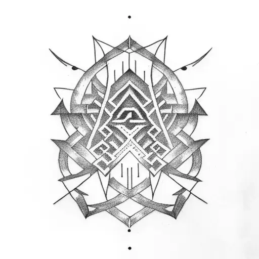 Nordic Runes As A Sleeve