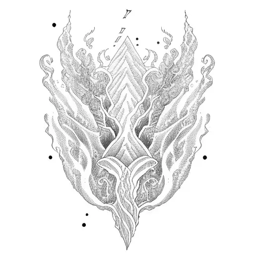 Lightning Bolt Ocean Wave