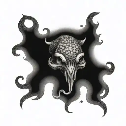 Octopus With Wolf Head