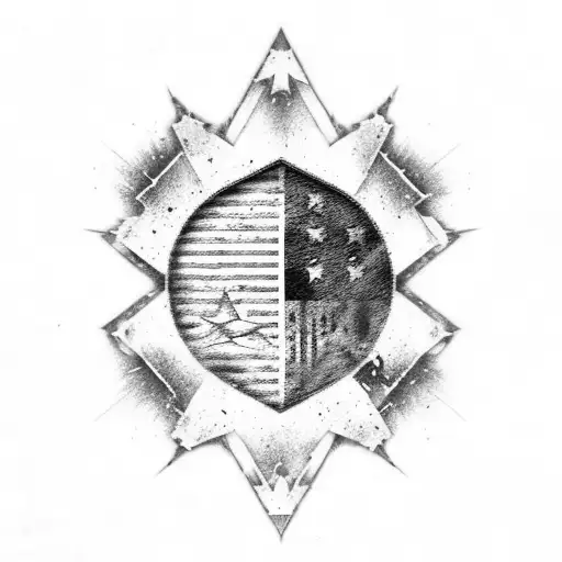 Fallout American Flag And New California Republic Flag