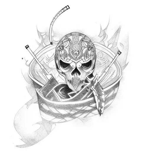 Full Arm With Hockey And Soccer Motive